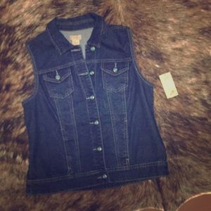 Jean jacket vest